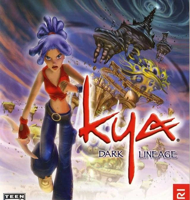 Kya battling enemies across a colourful fantasy world.