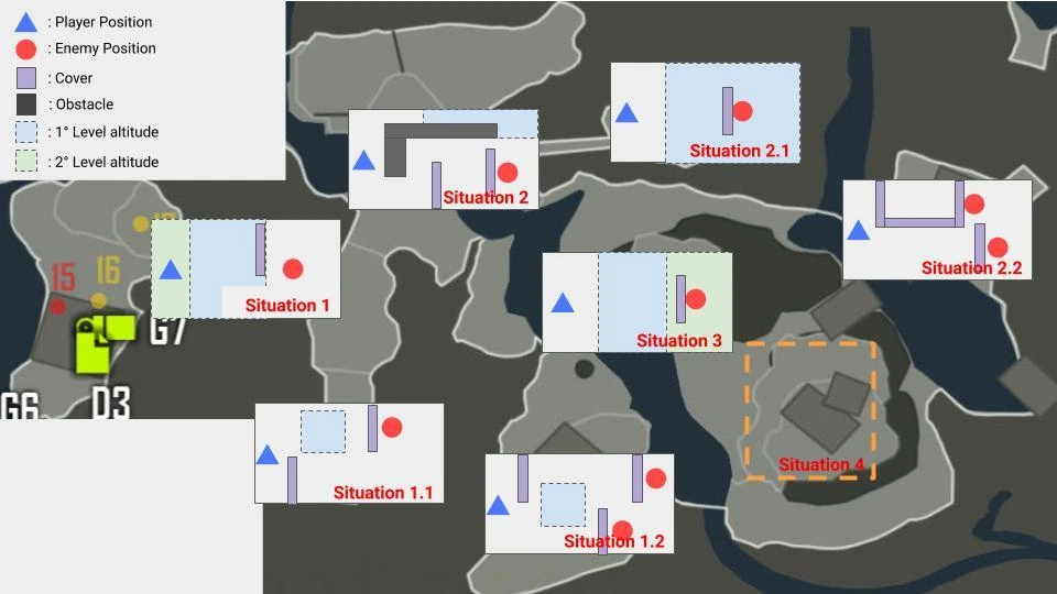 Procedurally generated rooms creating different encounters each run.