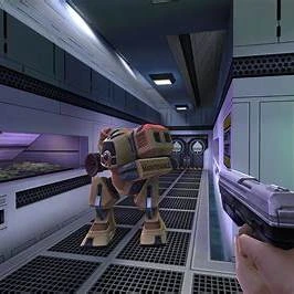 System Shock remake interiors showing updated corridors, enemies and interface design.