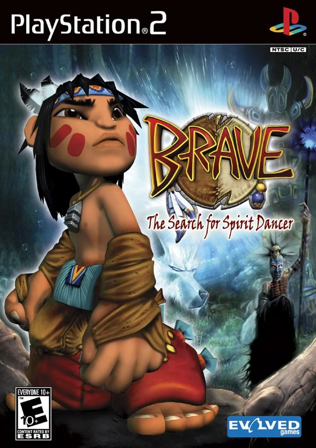 Brave exploring forests and spiritual landscapes on his tribal journey.