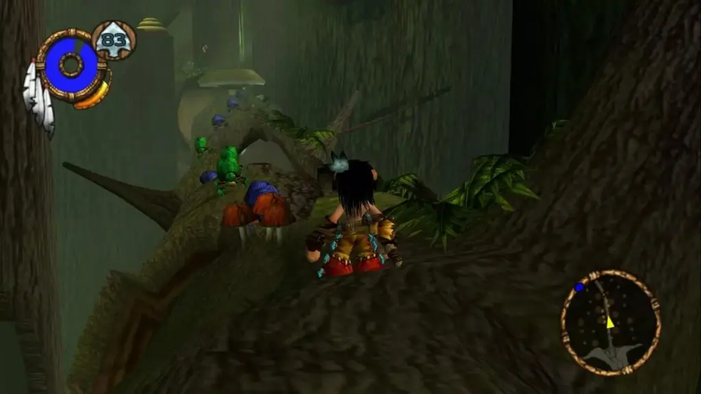 Colourful wilderness environments filled with exploration and tribal mythology.
