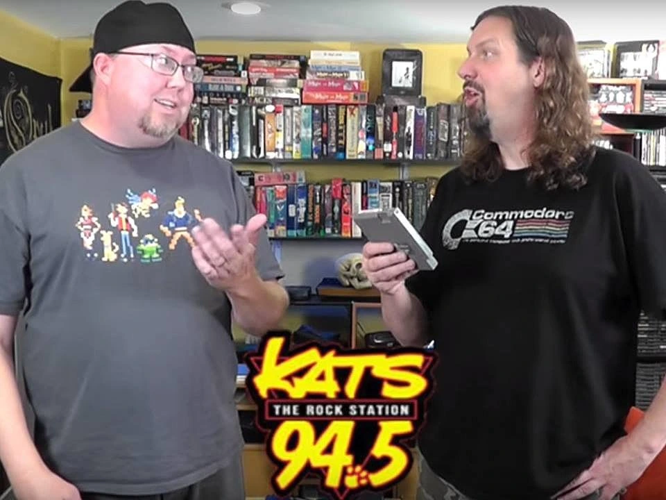 Gaming creators handle cartridges, collections and footage for retro video content.