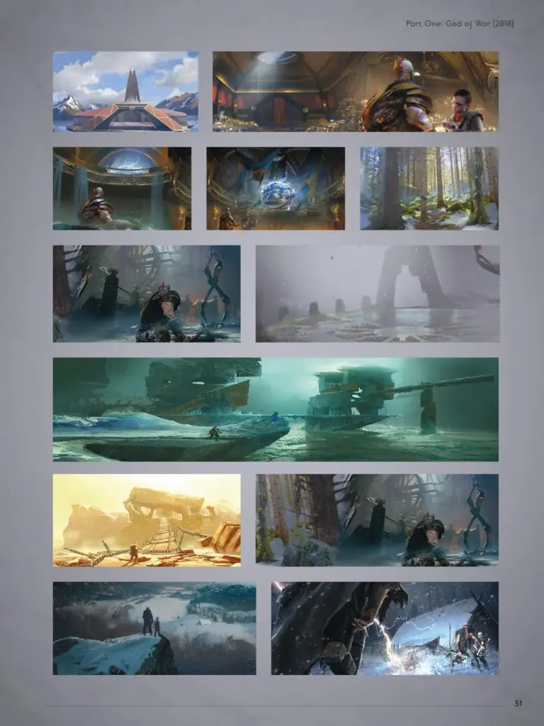 Early development concepts that shaped the original God of War.
