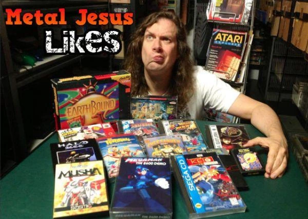 Metal Jesus Rocks with retro games, hidden gems and rare Nintendo hardware.