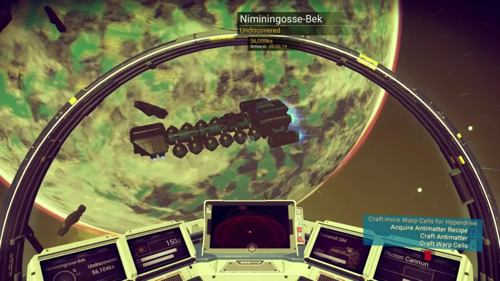 No Man’s Sky gameplay shows exploration, crafting, travel and sandbox systems.